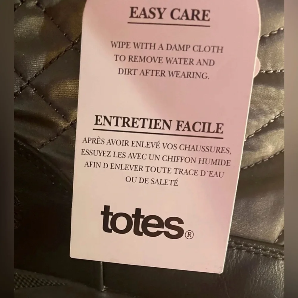 totes thermolite black